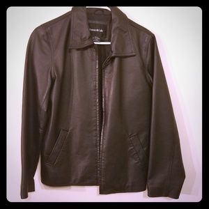 Classic Dunne & Cole Black Leather Jacket